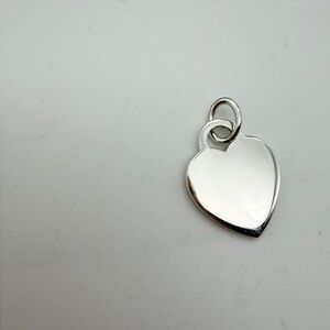 Tiffany & Co. Euc vintage medium blank heart sterling silver